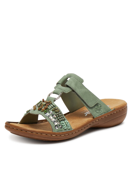 Rieker Rieker Natikači 60814-52 Zelena