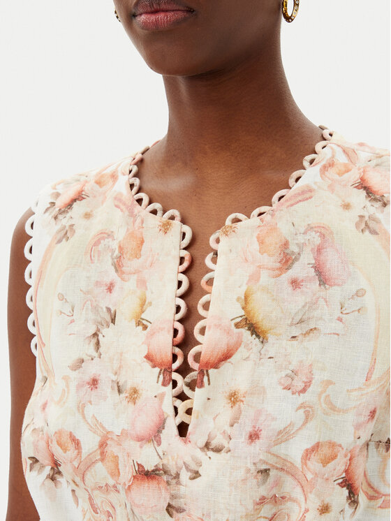 TWINSET TWINSET Letné šaty 251TT2441 Béžová Regular Fit