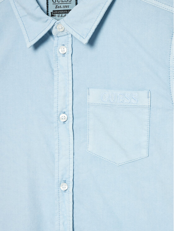 Guess Guess Marškiniai L4YH00 W9CL0 Mėlyna Regular Fit