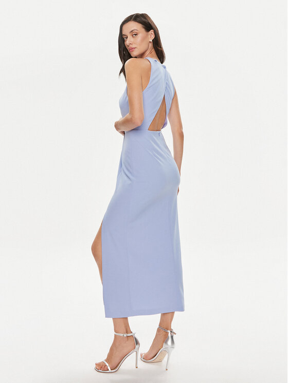 Imperial Imperial Коктейлна рокля AERNHAW Виолетов Slim Fit