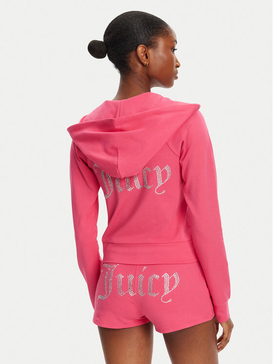 Juicy Couture Juicy Couture Mikina Ola JCWAS125310 Růžová Slim Fit