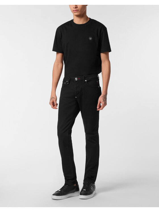 PHILIPP PLEIN PHILIPP PLEIN Džínsy 24463 Čierna Regular Fit