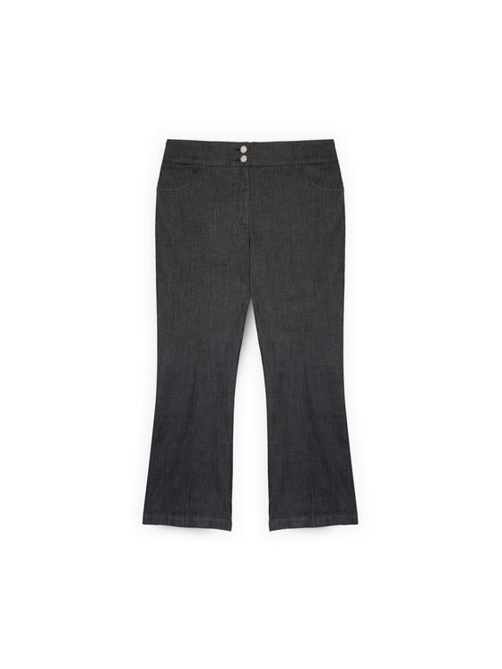 Fiorella Rubino Fiorella Rubino Jeansy P416T005009N033 Czarny Flare Fit