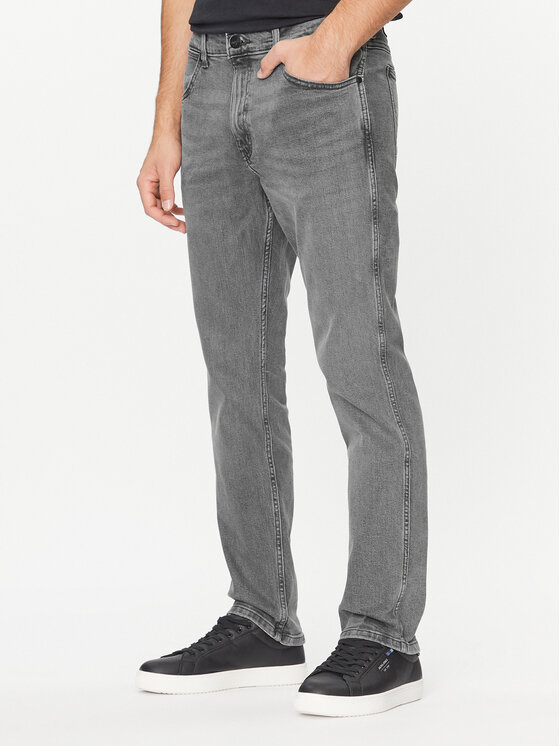 Wrangler Wrangler Jeansy Greensboro 112341416 Szary Regular Fit