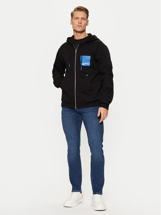 Karl Lagerfeld Jeans Karl Lagerfeld Jeans Μπλούζα A1M20004 Μαύρο Regular Fit