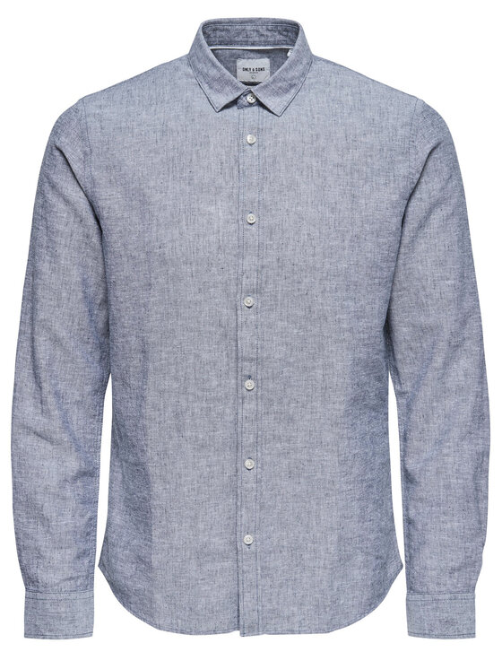 Only & Sons Only & Sons Сорочка Caiden 22012321 Голубий Slim Fit