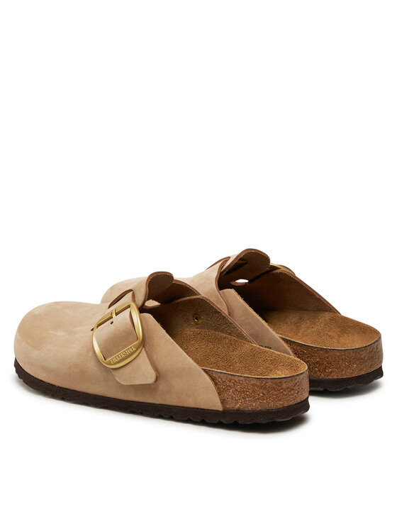 Birkenstock Birkenstock Klapki Boston Big Buckle 1028052 Beżowy