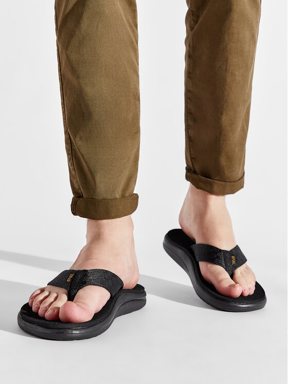 Teva Teva Čības uz pirksta Voya Flip 1019050 Melns