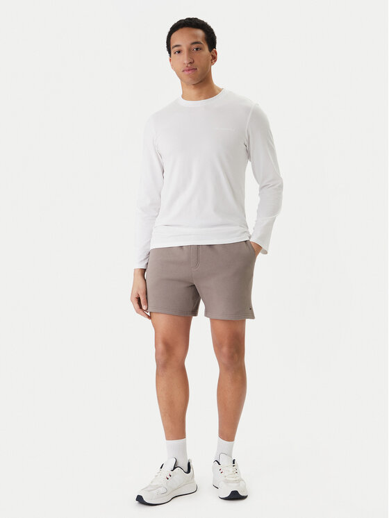 Tommy Jeans Tommy Jeans Športne kratke hlače DM0DM21931 Bež Regular Fit