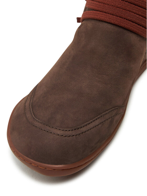 Camper Camper Polokozačky Peu K400505-016 Hnědá