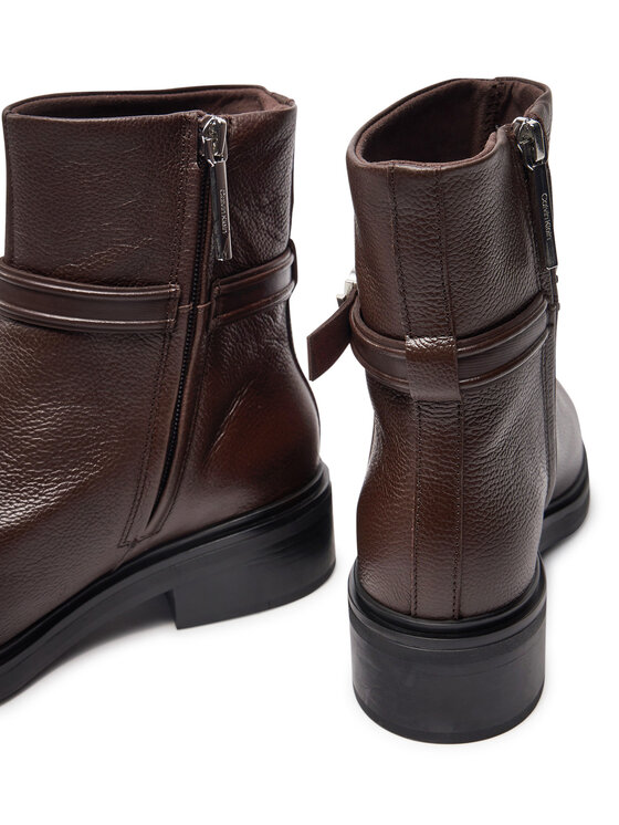 Calvin Klein Calvin Klein Ботильйони HW0HW02183 Коричневий