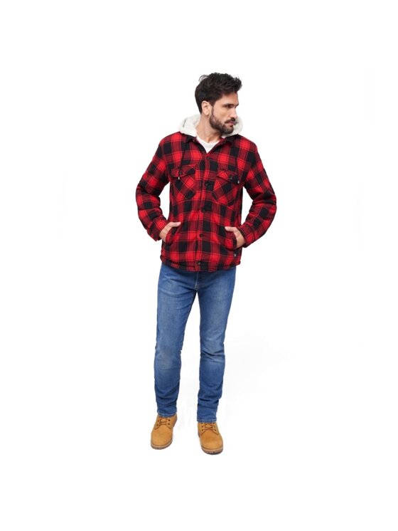 Brandit Brandit Kurtka przejściowa 3172.41.5XL Czerwony Regular Fit