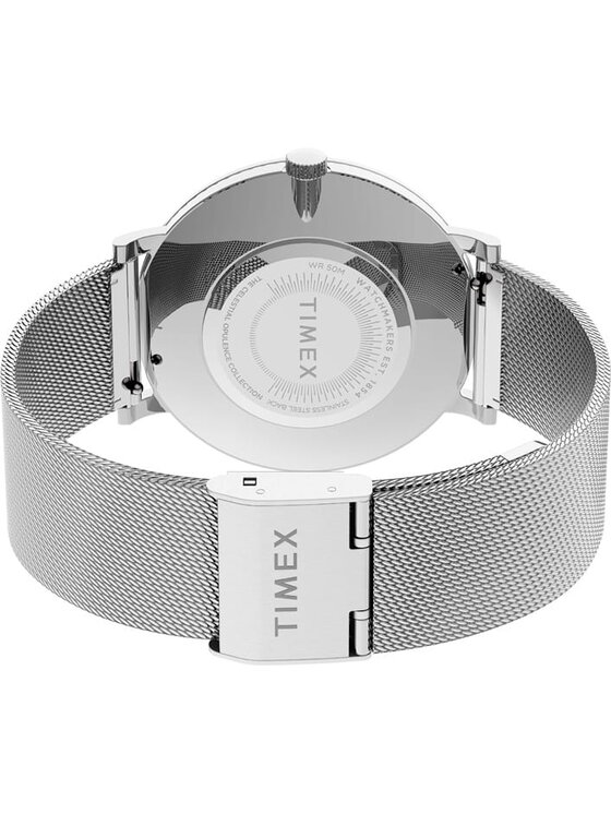 Timex Timex Ρολόι TW2U67000 Ασημί