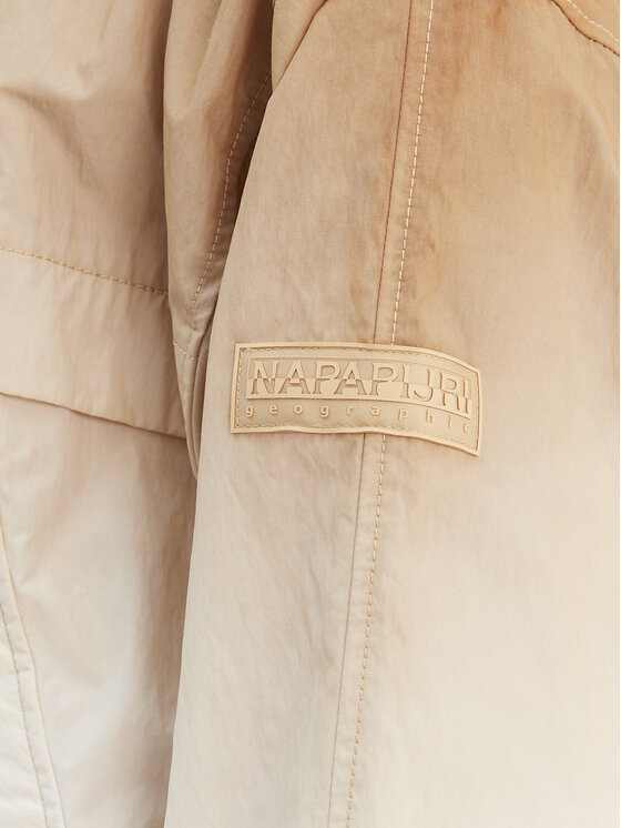 Napapijri Napapijri Bunda pro přechodné období A-Traveler Short DW NP0A4I6GN3D1 Béžová Regular Fit