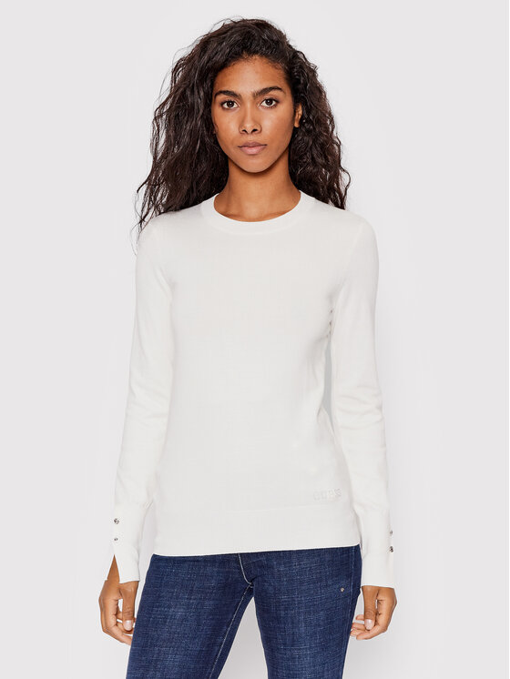 Női Sweater Guess, Méret: S, Fehér, Elinor W2YR30 Z2V62