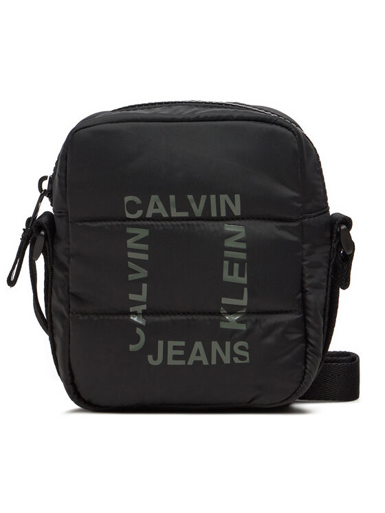 Calvin Klein Jeans Ľadvinka Grid Logo IU0IU00649 Čierna