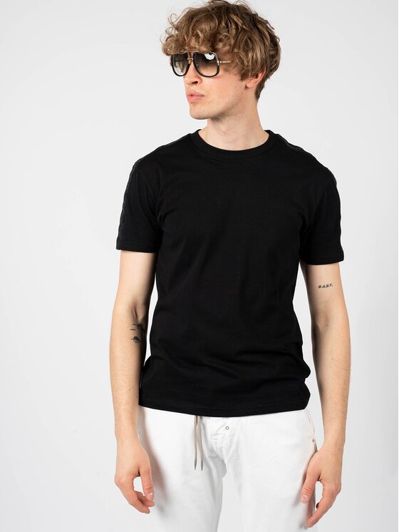 Les Hommes Les Hommes T-Shirt LF224100-0700-900 | Round neck Μαύρο Regular Fit