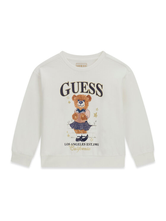 Guess Guess Mikina K6YQ05 K4422 Krémová Regular Fit