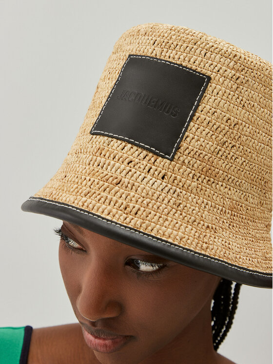 JACQUEMUS JACQUEMUS Skrybėlė Cappello 245AC642 Smėlio
