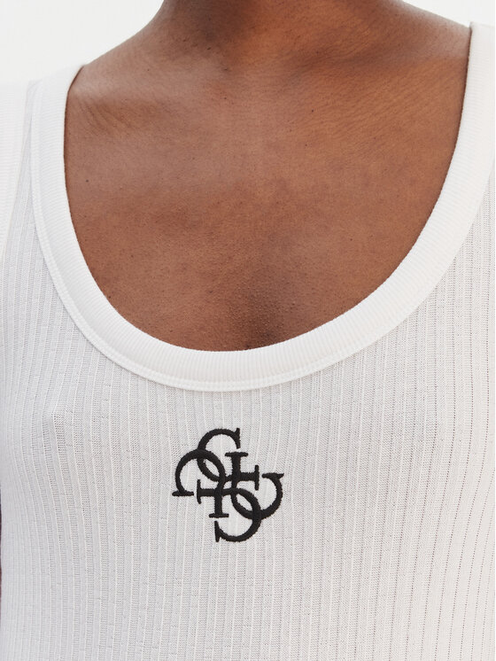 Guess Guess Paplūdimio suknelė E6GK07 KG482 Balta Regular Fit