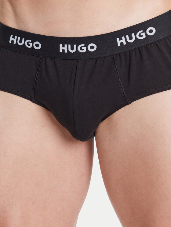 HUGO HUGO Súprava 3 kusov slipov 50532570 Čierna