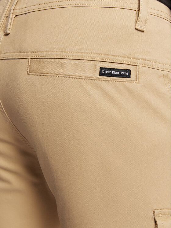 Calvin Klein Jeans Calvin Klein Jeans Hlače J30J322043 Bež Regular Fit