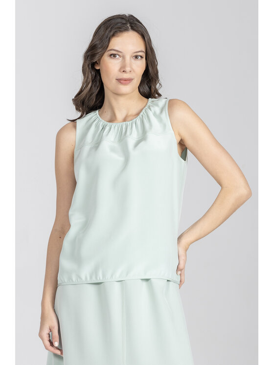 Deni Cler Milano Deni Cler Milano Top T-DC-0011-F2-80-43-1 Zielony Regular Fit