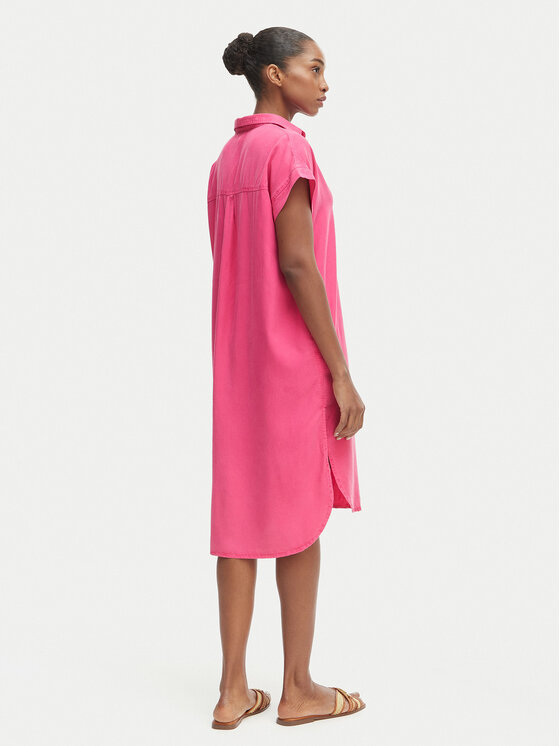 Iconique Iconique Vestito chemisier Quinn IC26-060 Rosa scuro Relaxed Fit