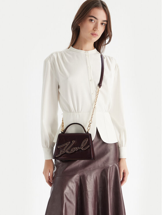 KARL LAGERFELD Geantă A4W30033 Maro