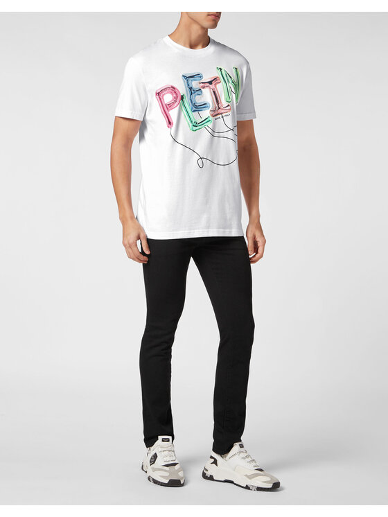 PHILIPP PLEIN PHILIPP PLEIN T-shirt 15295 Bianco Regular Fit
