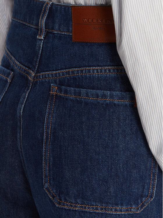 Weekend Max Mara Weekend Max Mara Jeansy Ciro 2525186042 Granatowy Wide Leg