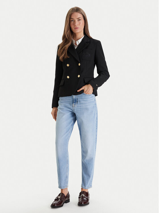 Tommy Hilfiger Tommy Hilfiger Sako WW0WW48696 Čierna Regular Fit