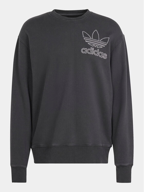 adidas adidas Džemperis ar kapuci adicolor Outline Trefoil IU2350 Melns Loose Fit