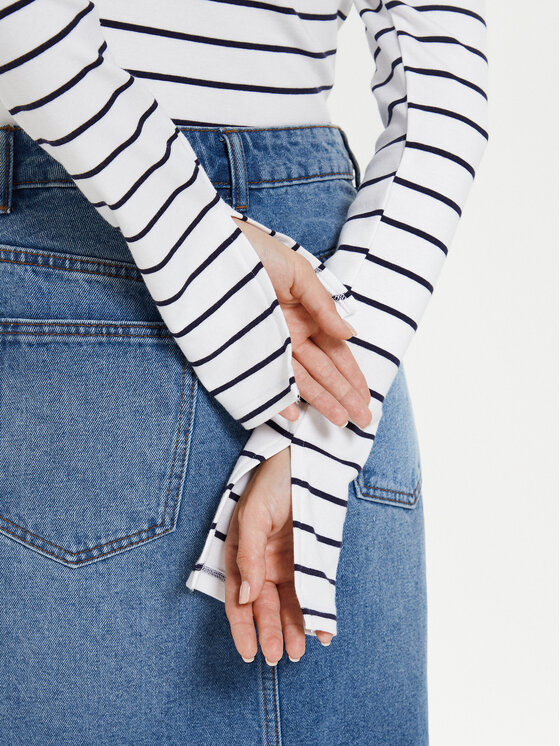 Gina Tricot Gina Tricot Μπλουζάκι 21470 Λευκό Regular Fit
