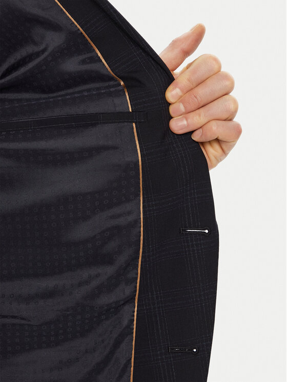 BOSS BOSS Garnitur 50538032 Granatowy Slim Fit