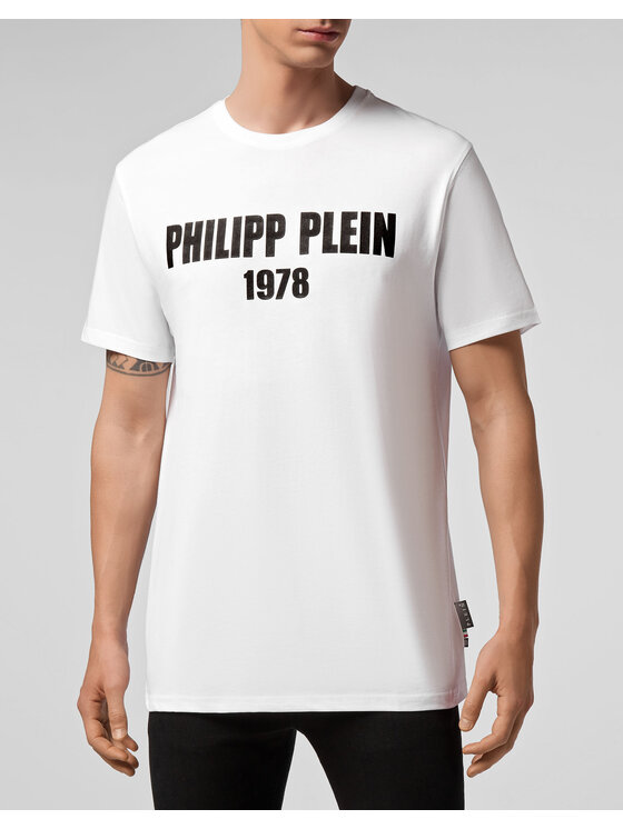 PHILIPP PLEIN PHILIPP PLEIN T-Shirt 22943 Bílá Regular Fit