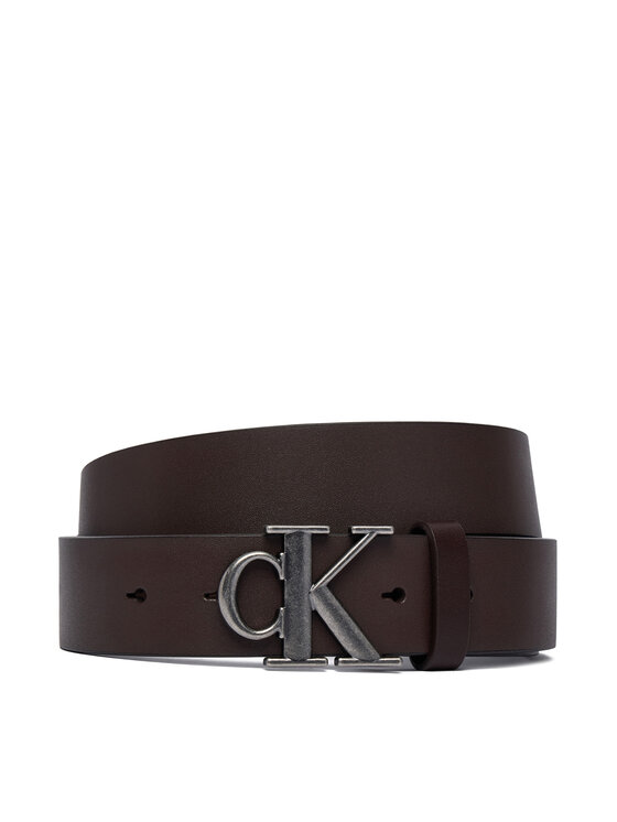 Calvin Klein Calvin Klein Diržas Ck Buckle Smooth 35Mm LV04D7091G Tamsiai ruda