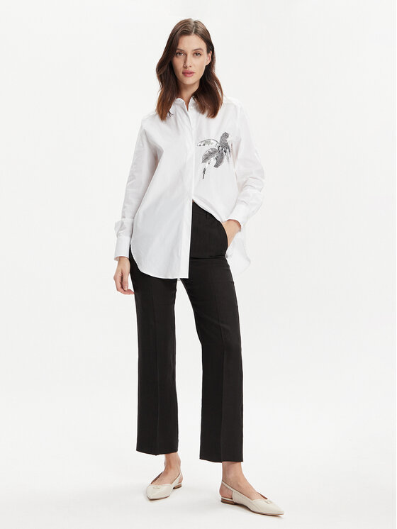 Marella Marella Košulja Elam 2413111121 Bijela Regular Fit