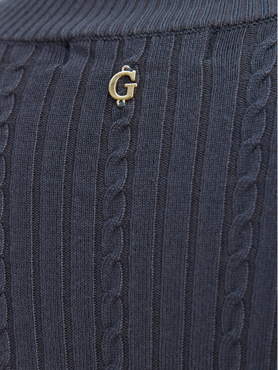 Guess Guess Pulover W6RR07 Z2YK2 Albastru Regular Fit