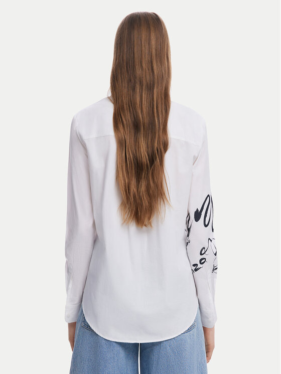 Desigual Desigual Koszula 25SWCW05 Biały Regular Fit