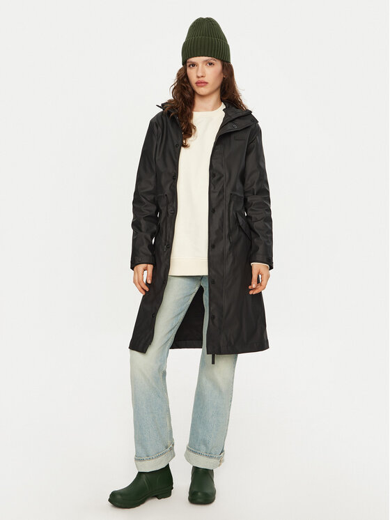 Hunter Hunter Geacă de ploaie Alise HARW0050242 Negru Regular Fit