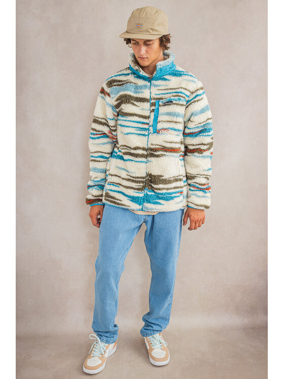 Kamuflage Kamuflage Jeansy Mid-Slim Niebieski Baggy Fit