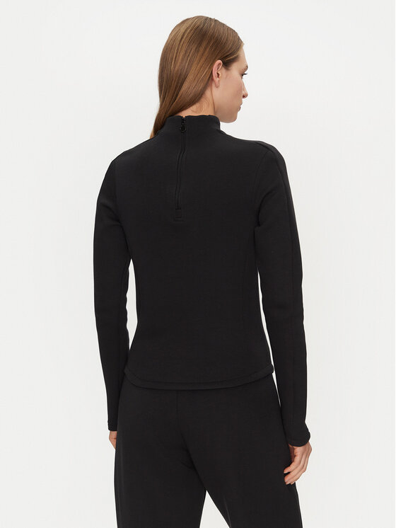 adidas adidas Bluză Structured Interlock JJ0937 Negru Slim Fit