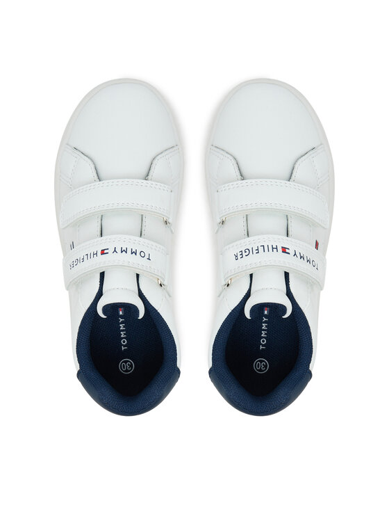 Tommy Hilfiger Tommy Hilfiger Sneakersy Low Cut Velcro Sneaker T1X9-34062-1355 S Biały