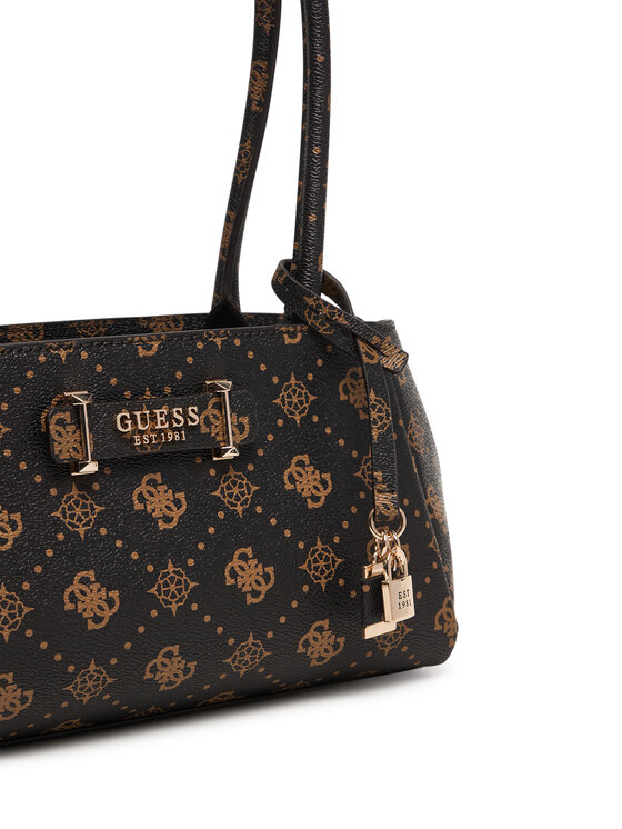 Guess Guess Kabelka Carrie Logo HWGP98 98080 Hnědá
