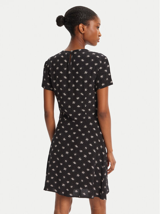 Tommy Jeans Tommy Jeans Rochie de zi DW0DW21120 Negru Regular Fit