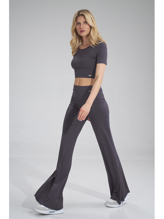 FIGL FIGL Bluzka M748 Szary Regular Fit