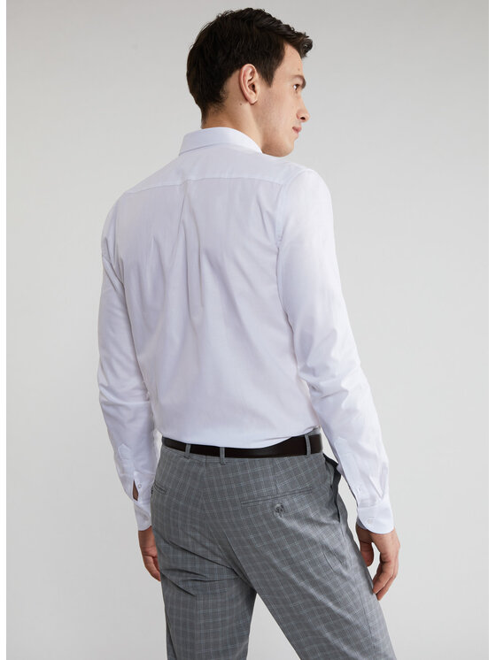 Pako Lorente Pako Lorente Koszula P000B-1X-051 Biały Slim Fit
