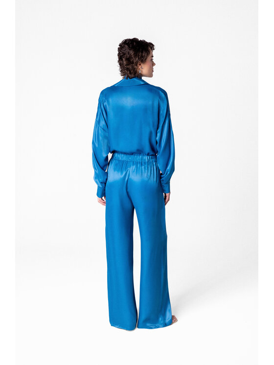 LE POSSÉ LE POSSÉ Pantaloni di tessuto SS Blu