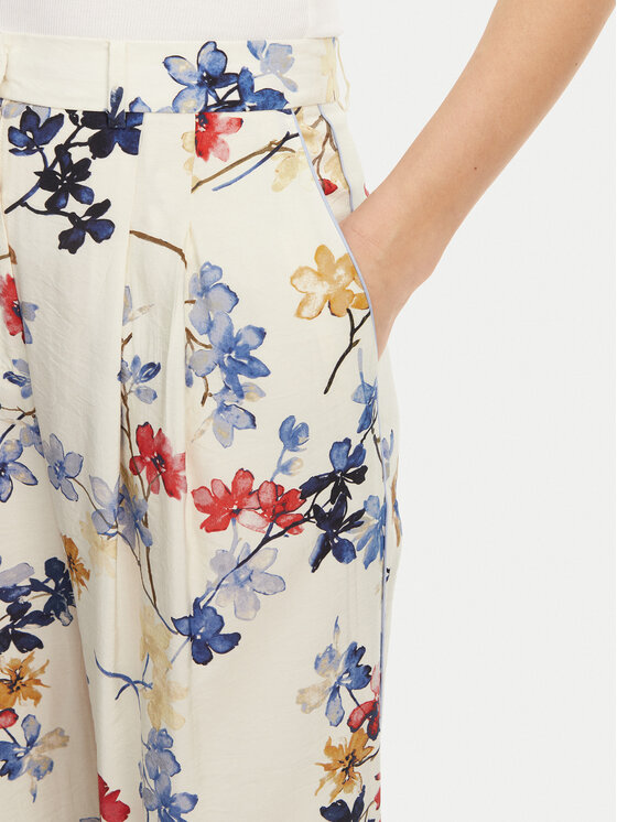 Munthe Munthe Spodnie palazzo Faicus 251142525121 Kolorowy Loose Fit